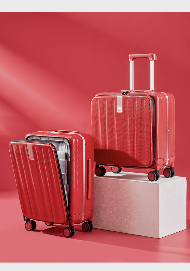 ck奢侈品行李箱陪嫁箱红色拉杆箱女20寸登机密码箱24寸旅行箱皮箱 情