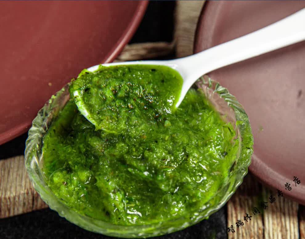 美食舌尖上的草原特产韭菜花酱恩克农家自制韭菜花酱180g麻辣白蘑酱2