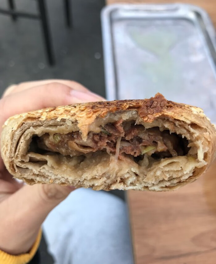 常营李小老烧饼京城一绝排队牛肉馅烧饼清真散装礼盒牛肉烧饼10个散装