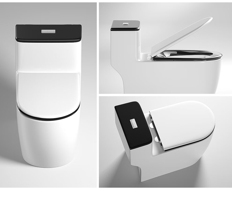 日本bto卫浴马桶大冲力大口径喷射虹吸式坐便器静音防臭座便家用防堵