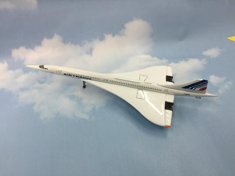 1:400air france concorde法國航空超音速協和式客機合金飛機模型