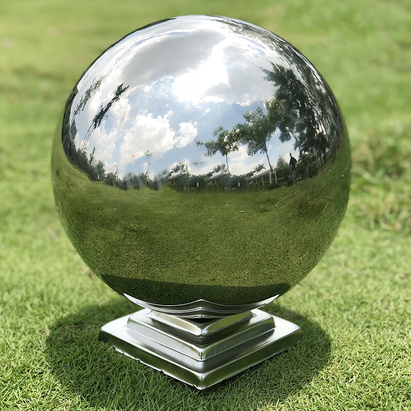 不锈钢球带座围墙装饰圆球大门柱子装饰球方球座管球连座楼梯扶手拍下