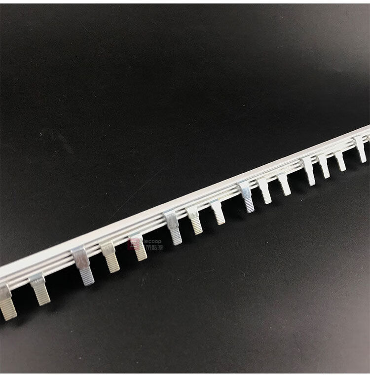 【1米紫铜】1p2p3p接线端子开关汇流排接线排空开连接铜排 50a 1p