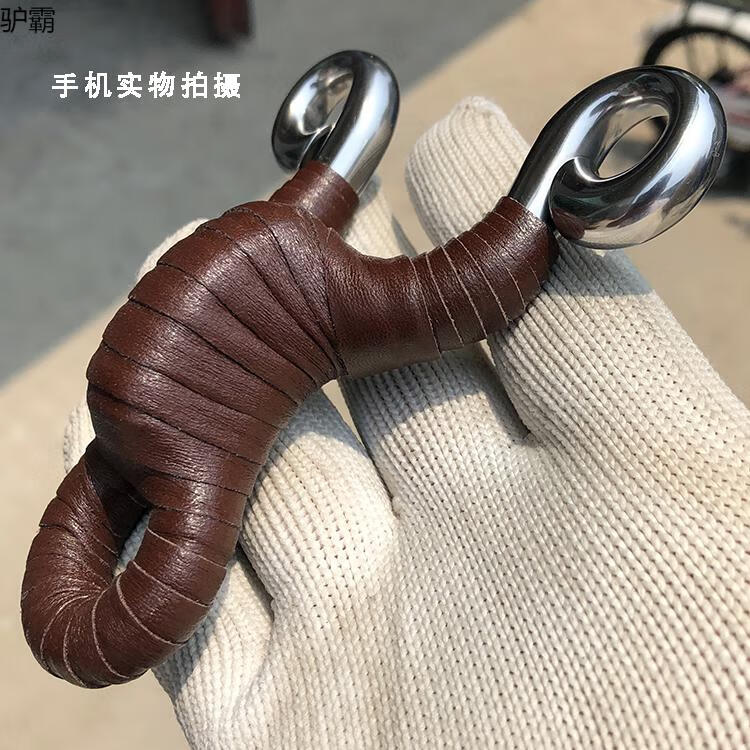 驴霸冷弯440c传统弹弓渐变反曲小s定做不锈钢钛合金户外狐狸扁皮12