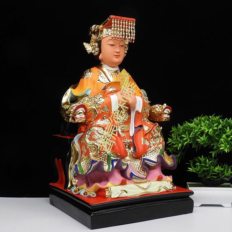 [京享好礼]泰山奶奶神像 供奉19寸凤冠碧霞元君神像泰山娘娘 泰山老母