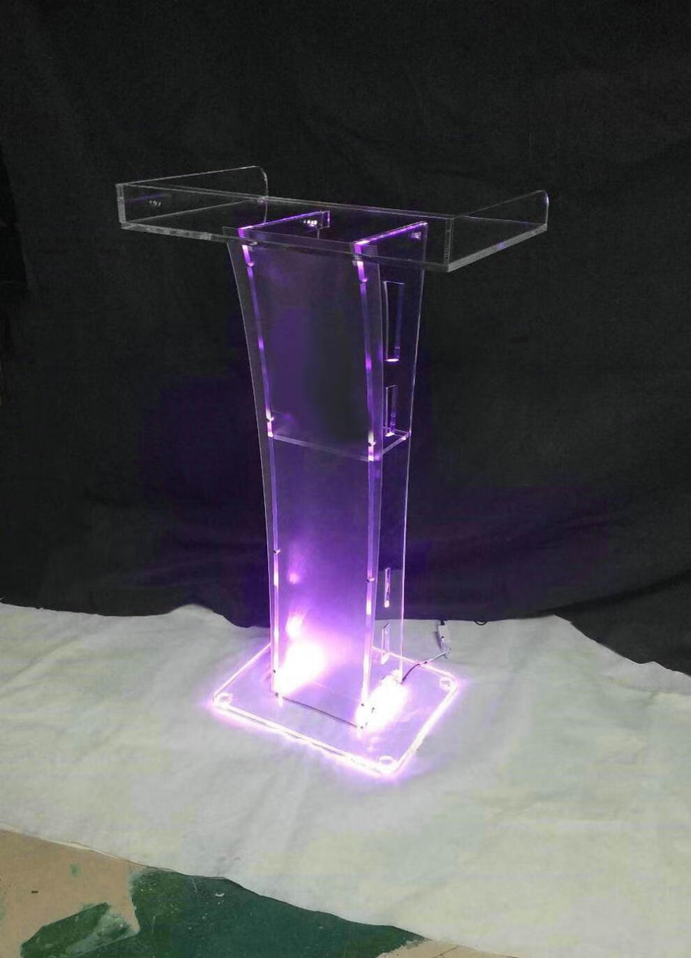 缤威 演讲台现货透明亚克力讲台讲桌迎宾台演讲台主持台司仪台服务台