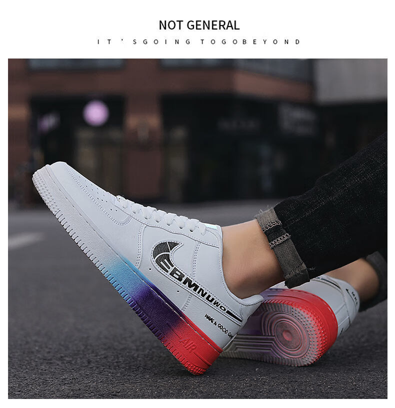 健迪跑·同款之年新款电竞板鞋电玩鞋子男女aj运动鞋厚底增高小白鞋