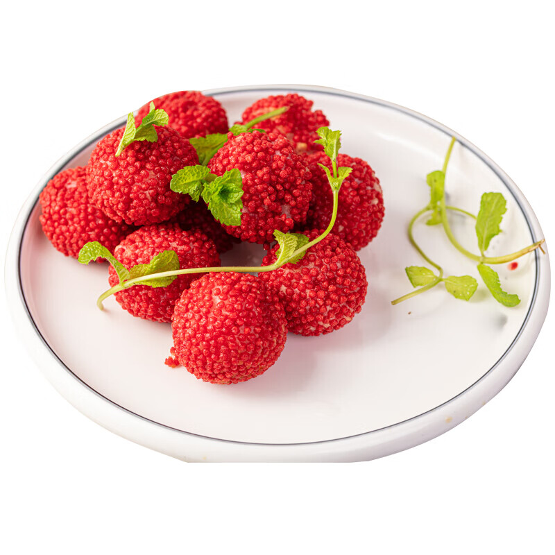 山药榴莲球10个网红爆浆荔枝球酒店半成品特色点心速冻油炸小吃