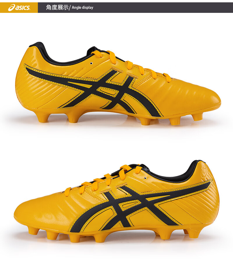 asics亚瑟士ds light wd 3 hg人草天然草宽脚男足球鞋tsi753-809 橙色