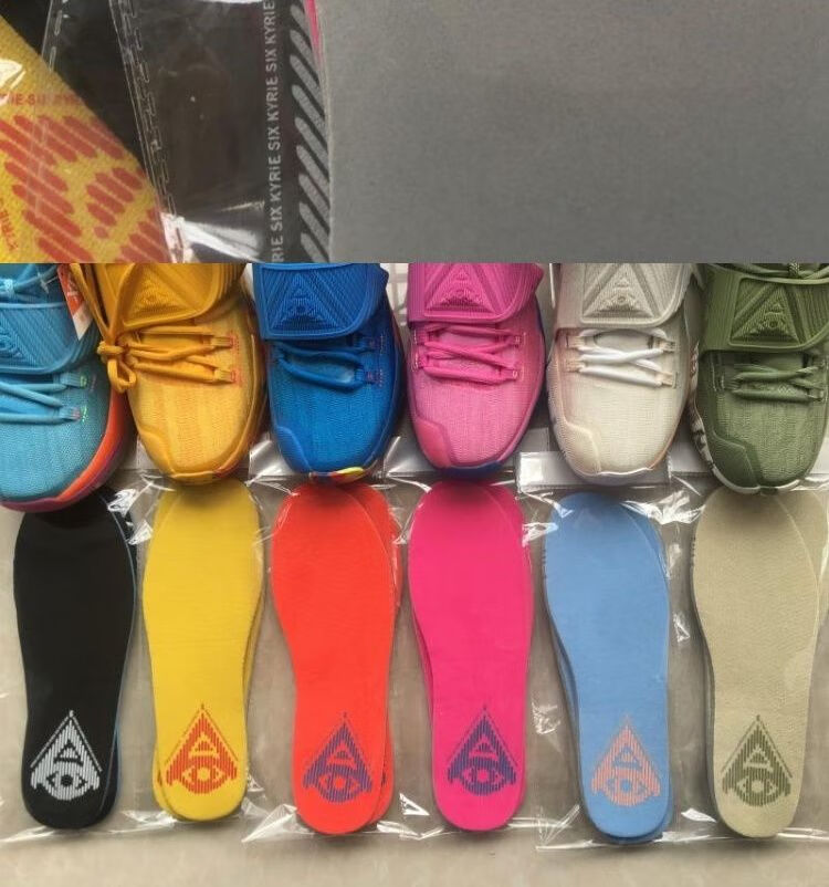 适配耐克欧文6鞋垫北京上海广州纽约黑色粉红色蓝色黄6代城市限定欧6