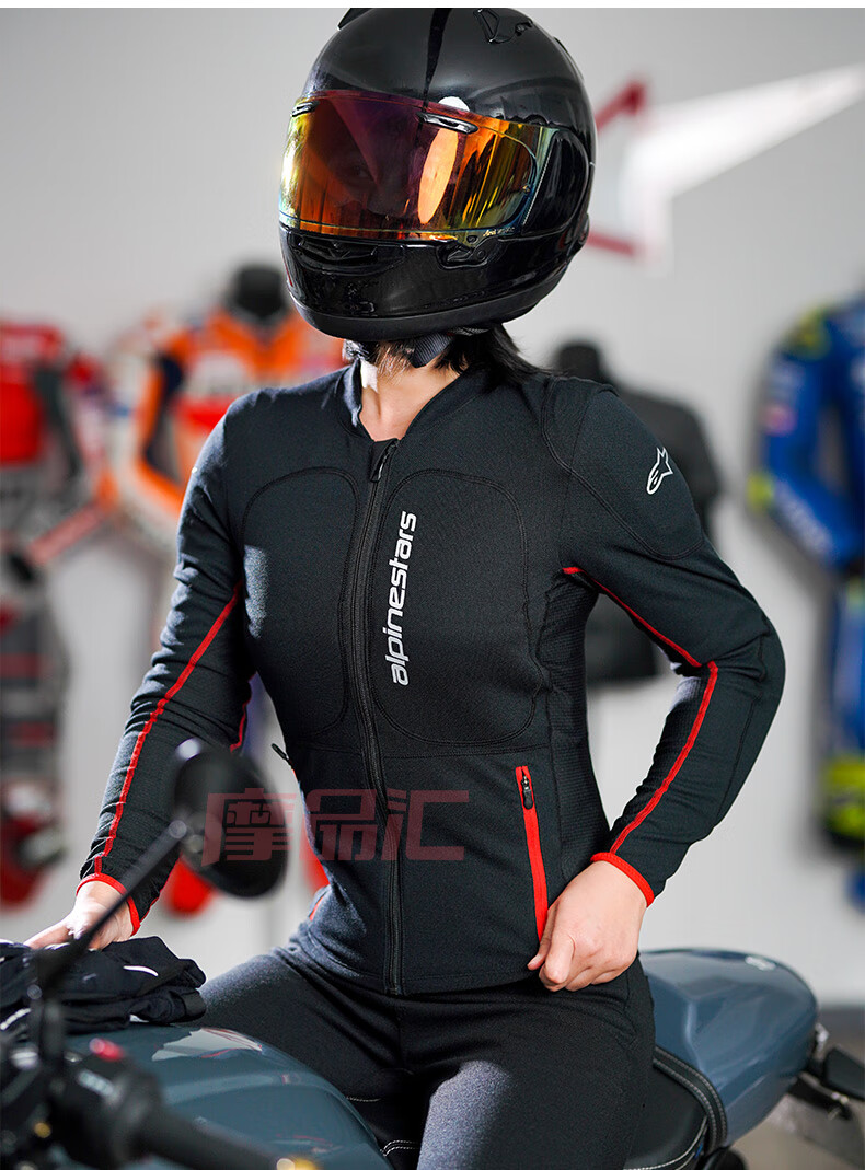 骑行服夏季a星骑行服摩托车骑行装备夏季网眼防摔护具机车服base上衣