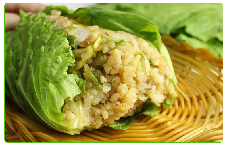 打飯包菜葉東北大白菜葉子即食蘸醬蔬菜白菜葉飯包新鮮20葉送醬