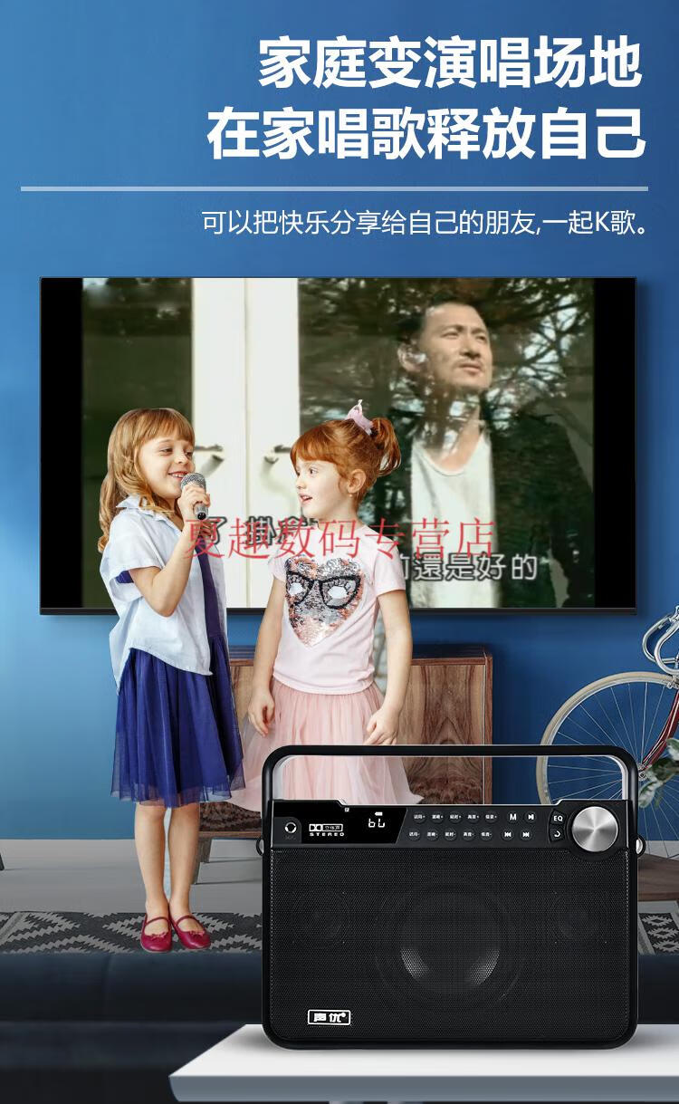 声优q5音响蓝牙便携式户外唱歌广场舞二胡萨克斯乐器音箱声优q7 旗舰