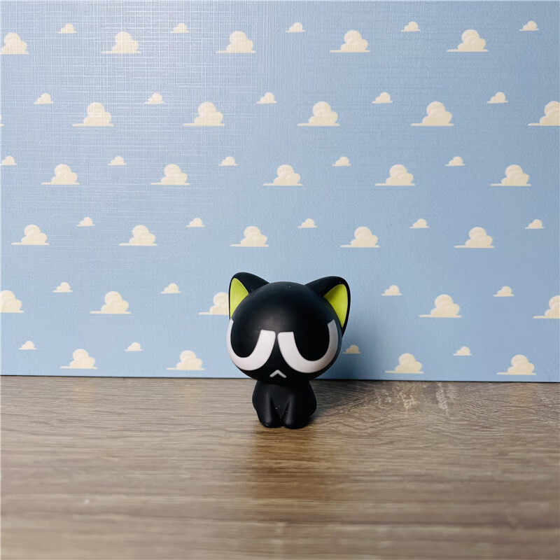 罗小黑盲盒全套表情包一代二代弹隐藏款 呆滞 无卡盒有瑕【图片 价格