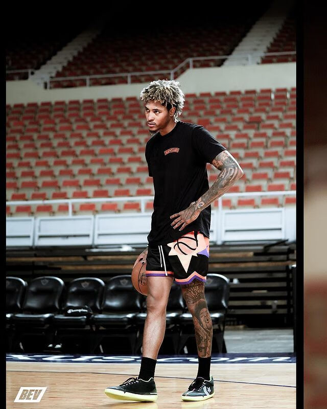 阳队德文布克乌布雷保罗同款复古球裤美式篮球运动短裤不过膝夏y太阳