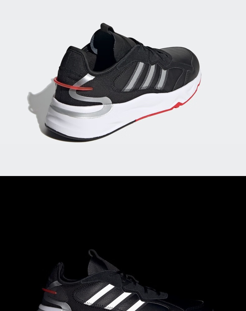 阿迪达斯neo男鞋2021春季运动鞋轻便减震低帮慢跑鞋休闲鞋fz0366fz