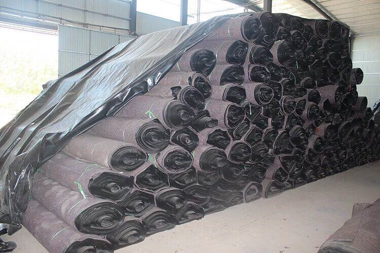 温室大棚保温被短丝土工布保温棉毛毡防寒黑色防水工程布蔬菜滤水500