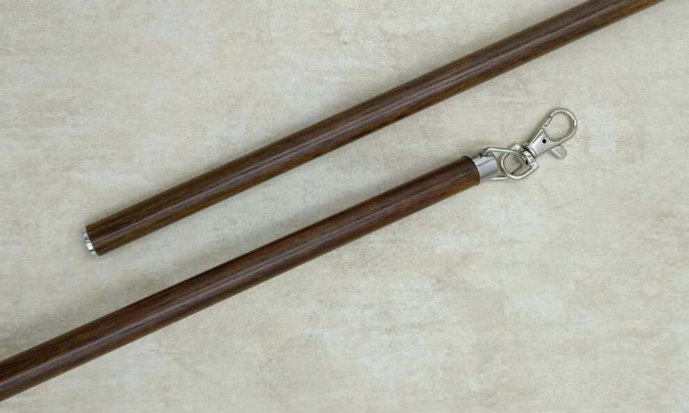 窗帘拉杆拉棒木纹家用窗帘银色工程铝合金手拉杆白色拉窗帘杆窗帘轨道