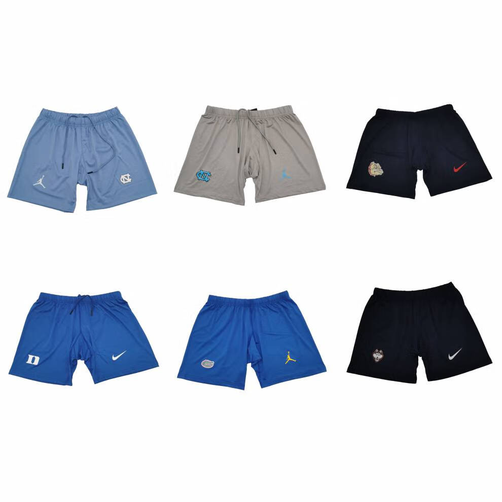 美式ncaa篮球短裤ncaa大学联赛杜克北卡哈士奇美式不过膝5分篮球短裤