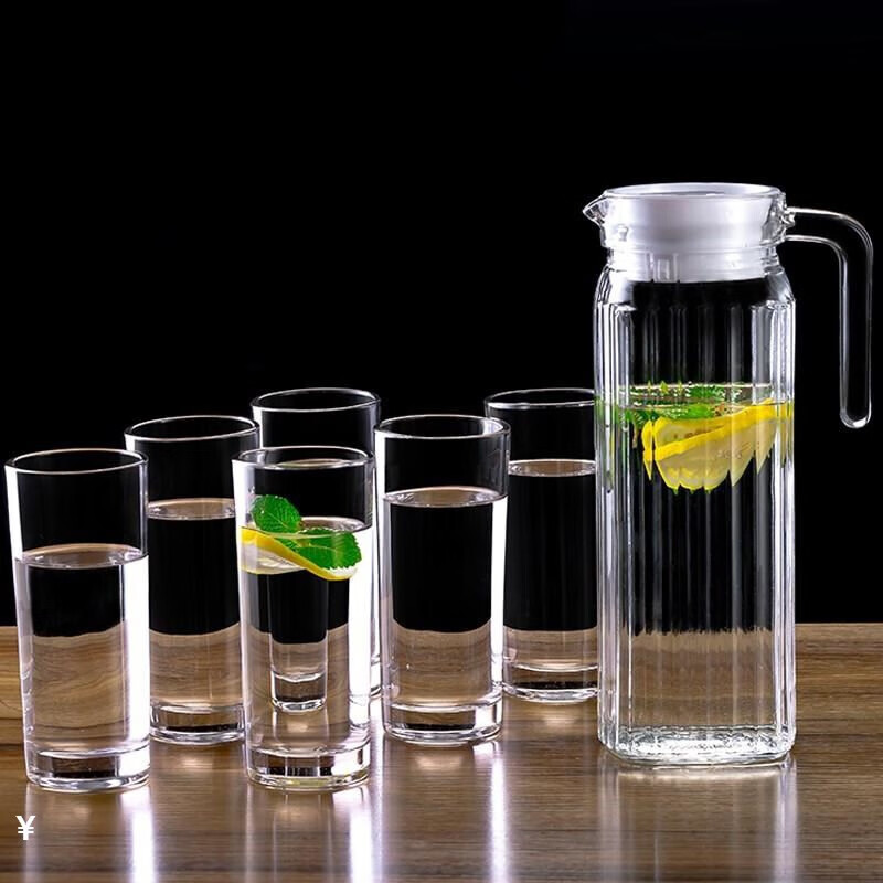 装豆浆的瓶子带嘴装豆浆的容器盛水容器玻璃扎壶冷水壶凉水瓶可放冰箱