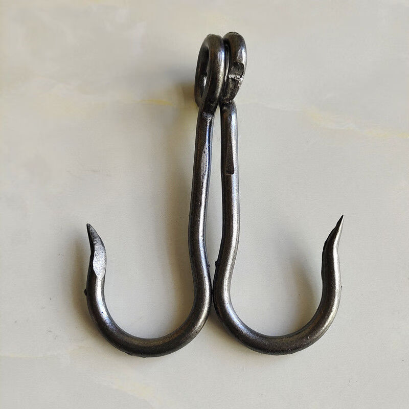 钢钩子挑水扁担钩子s铁挂钩园林工具吊钩铁钩起重钩子货钩拉钩 10个