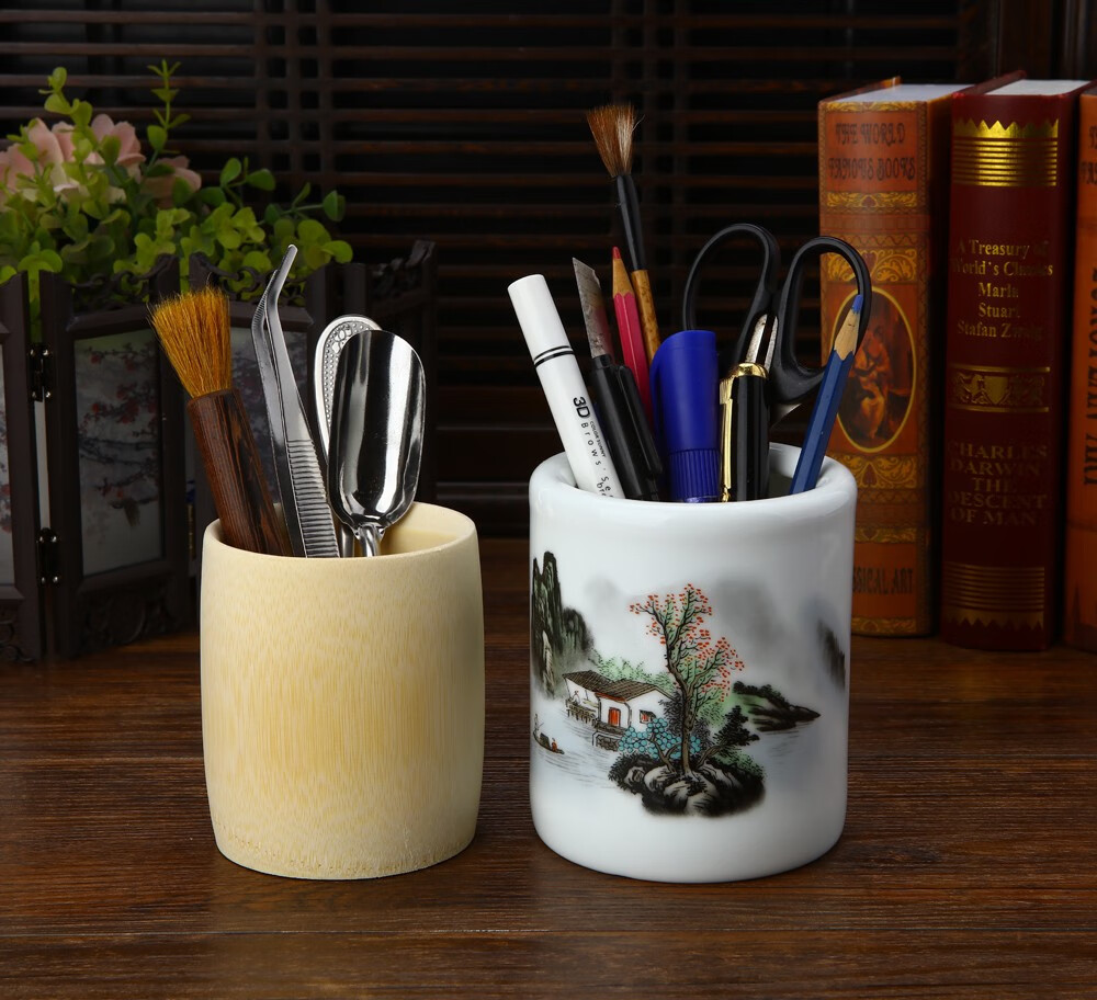 实木笔筒大笔筒木制笔筒木质笔筒大容量笔筒大号笔筒制笔筒小号78厘米