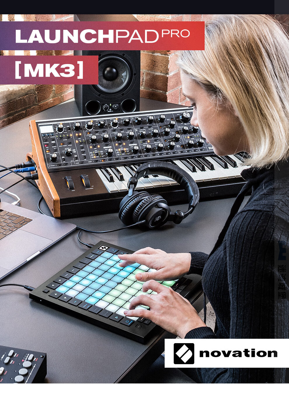 pro mk3 电子音乐键盘入门电音板打击垫定制款 launchpad mini mk3