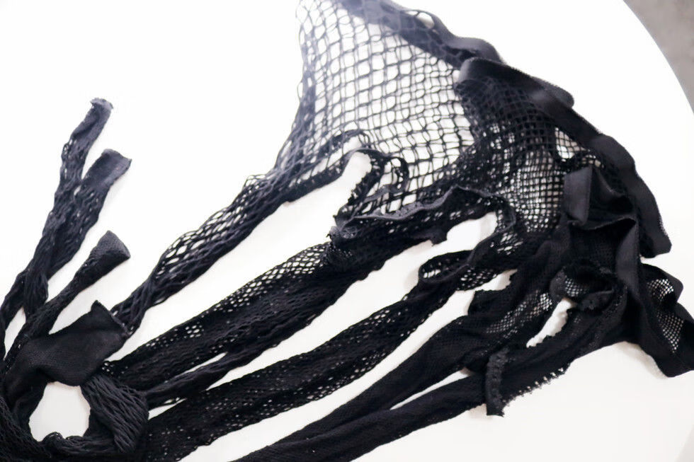 鱼网眼丝袜性感开档网眼女夏大码网袜开裆情趣免脱大中彩色网格连裤袜