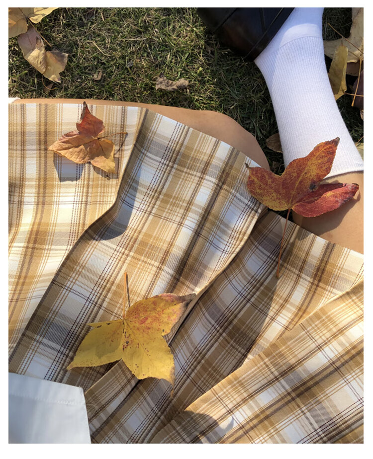 御茶家鹤秋原创jk制服格裙同格小物平角兔耳斜角领结配饰羽根