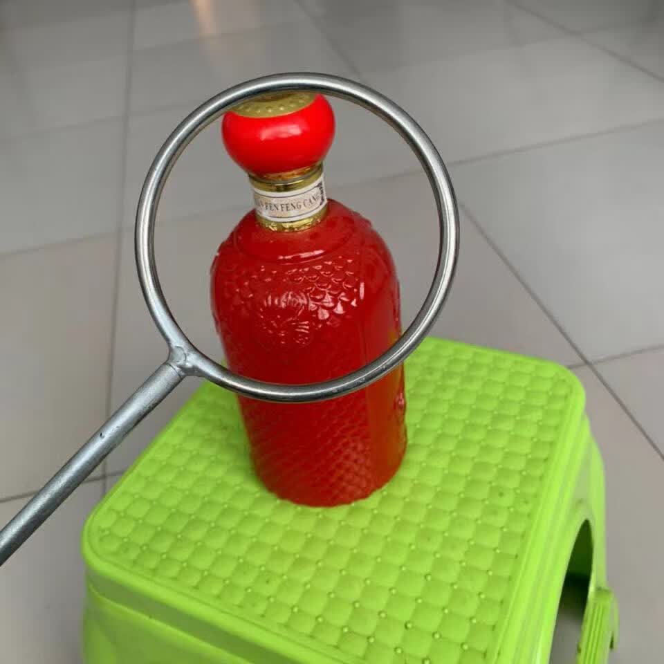 铁圈圈烫酒瓶切割酒瓶铁圈烧瓶子变花瓶神器65厘米内径
