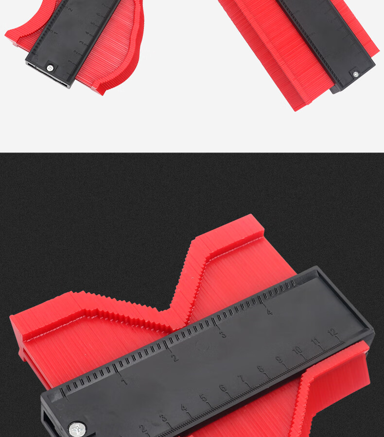 万用取型器不规则取形神器多功能百变造型取弧度尺角曲线轮廓测量5寸