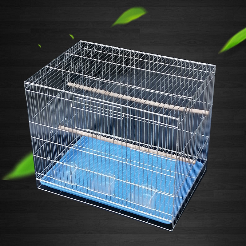 八哥牡丹玄凤加粗养殖大号金属繁殖鸟笼子403030cm镀锌繁殖笼需组装