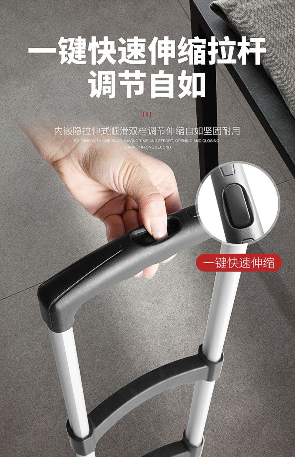 上楼梯神器爬楼梯手拉车拉杆车折叠便携拖车行李车搬运拉货车家用乳