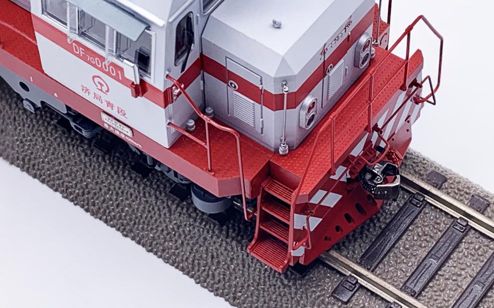 火车模型仿真非合金成品 长鸣火车模型 ho 东风7g型 内燃机车 dcc