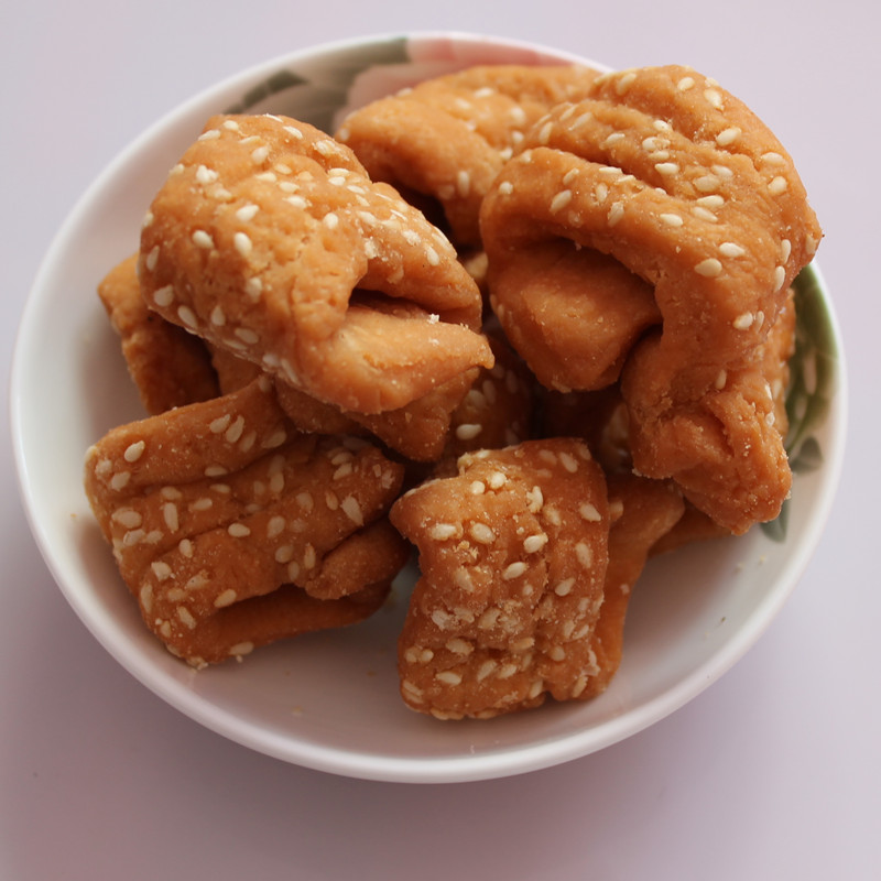 博山景德东糕点点心秋叶酥一斤装500克