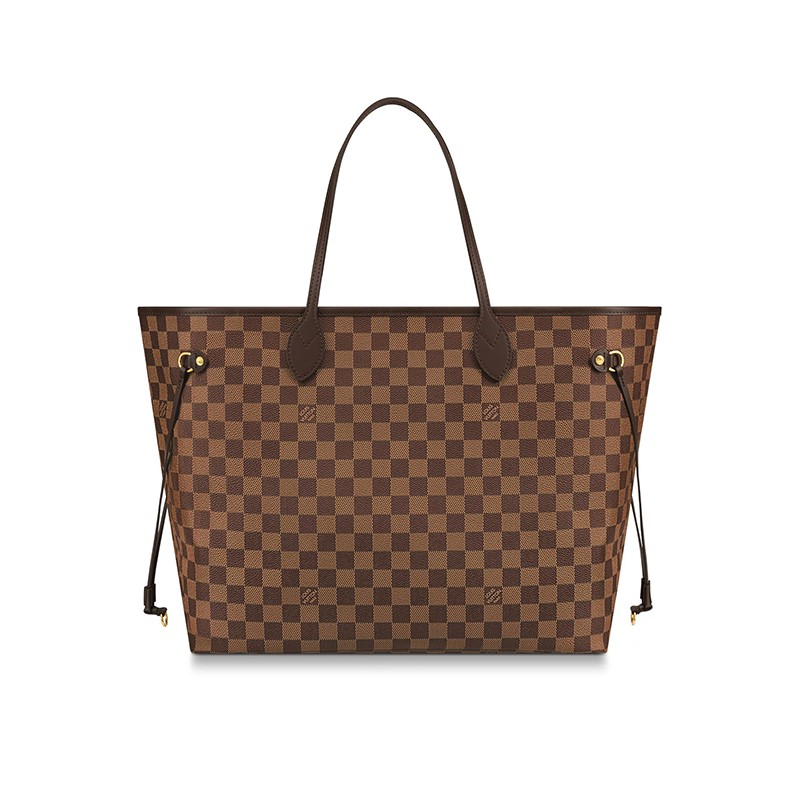 路易威登lv女包neverfull子母包老花棋盘格单肩包 m45127 红色【图片