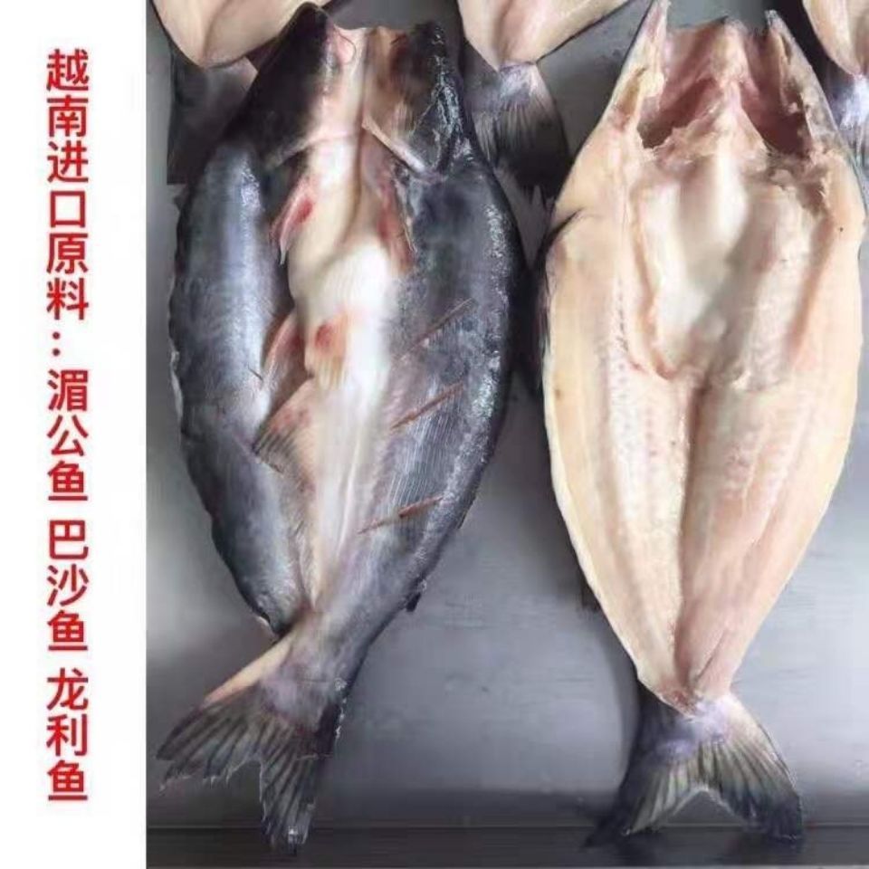 新鮮冷凍開背魚巴沙魚湄公魚包冰毛重20斤89條淨重其他地區