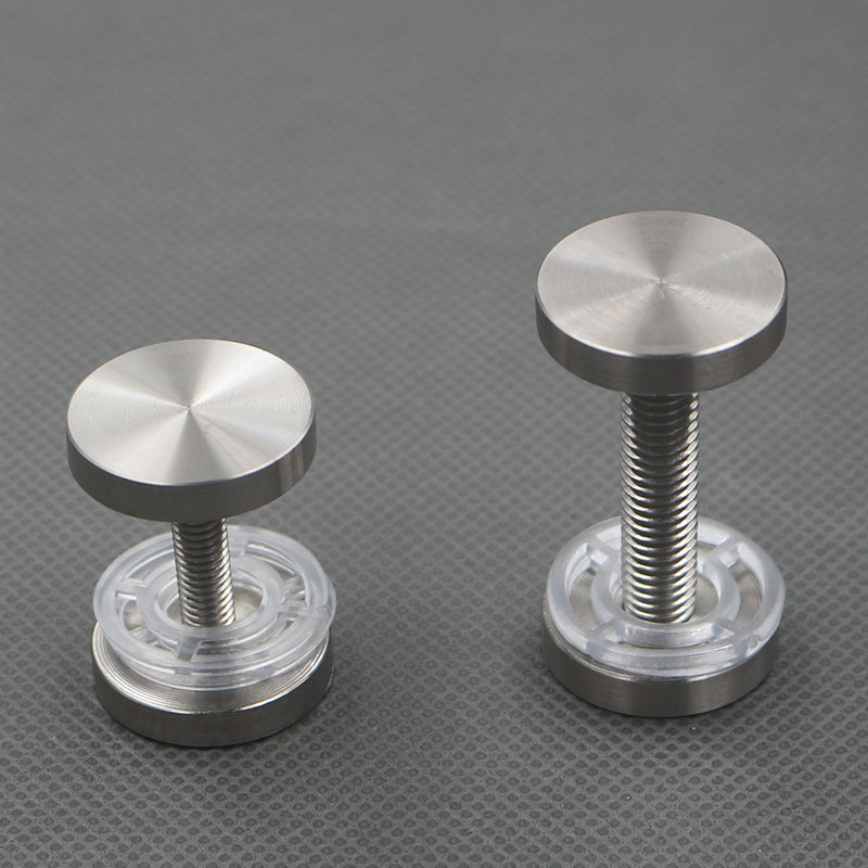 304不锈钢双头实心广告钉夹钉亚克力固定支撑夹板钉 装饰台面笔钉定制