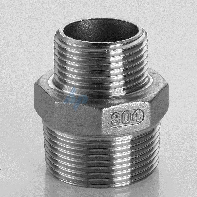 304不锈钢异径外丝变径外丝大小头大变小接头气水管件4变6分15寸304