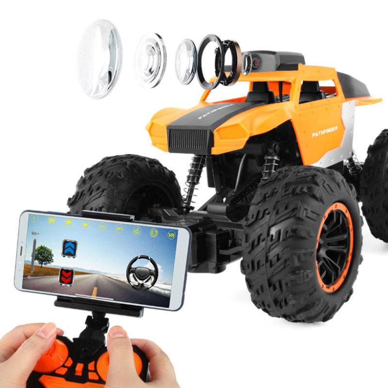 4g网络远程遥控车带wifi手机拍照录像有摄像头四驱越野攀岩弹跳生日