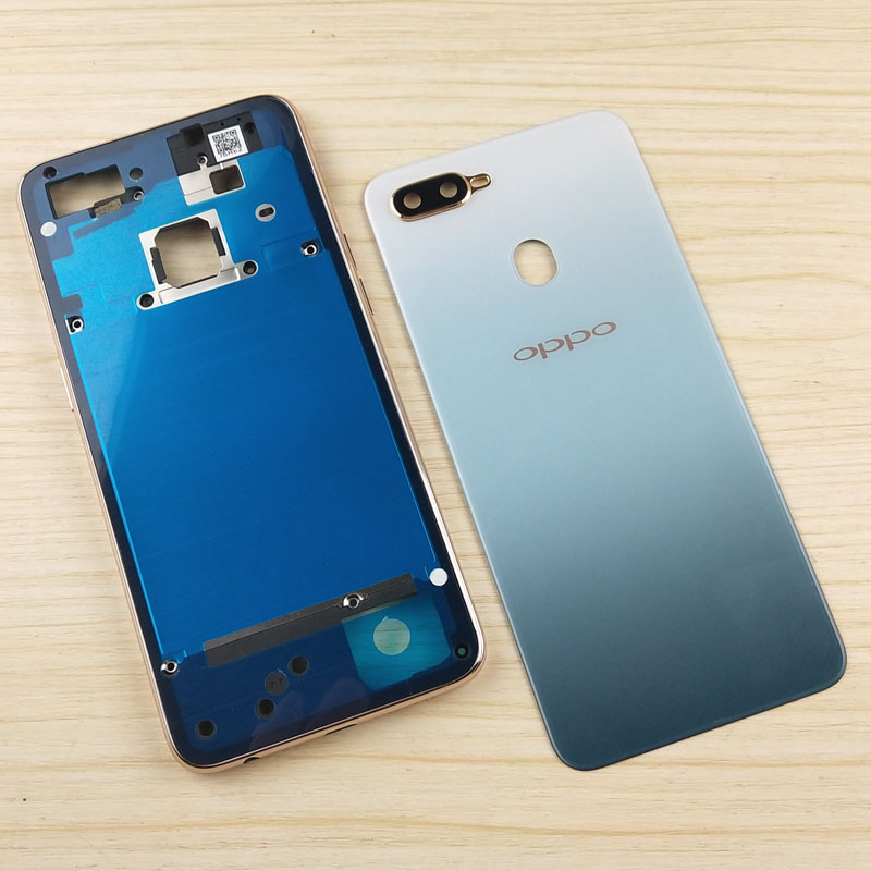 适用于oppoa7x原装后盖 a7x电池后盖后壳 前框中框中壳屏幕边框手机