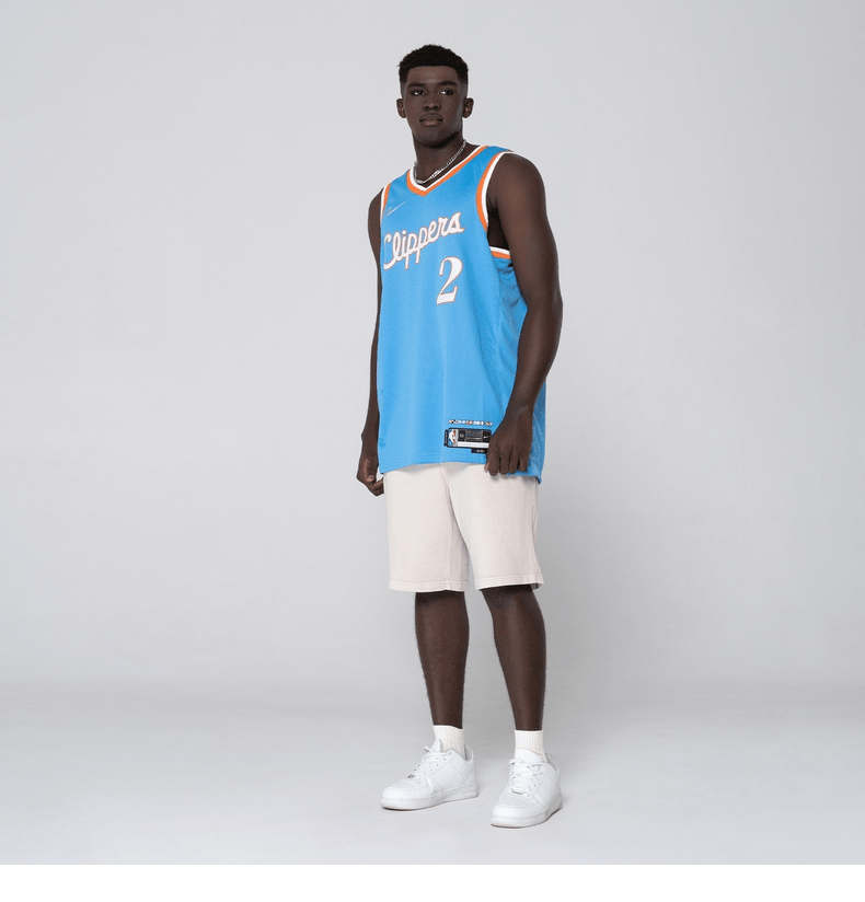 nike快船队伦纳德city dri-fit sw男子球衣nba-耐克 db4031-462 快船