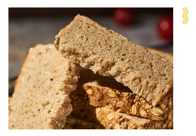 稻香村全麦面包吐司早餐粗粮脂肪低脂网红小零食面包片全麦彩虹面包