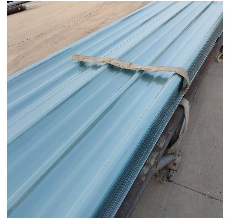 采光瓦阳光板透明屋顶瓦亮瓦玻璃钢瓦树脂瓦塑料瓦雨棚铁皮带槽瓦08