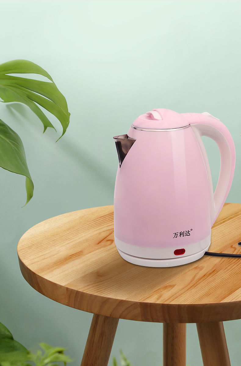 万利达电热水壶开水壶2.0l2.3l大容量防烫烧自动断电保温 2.