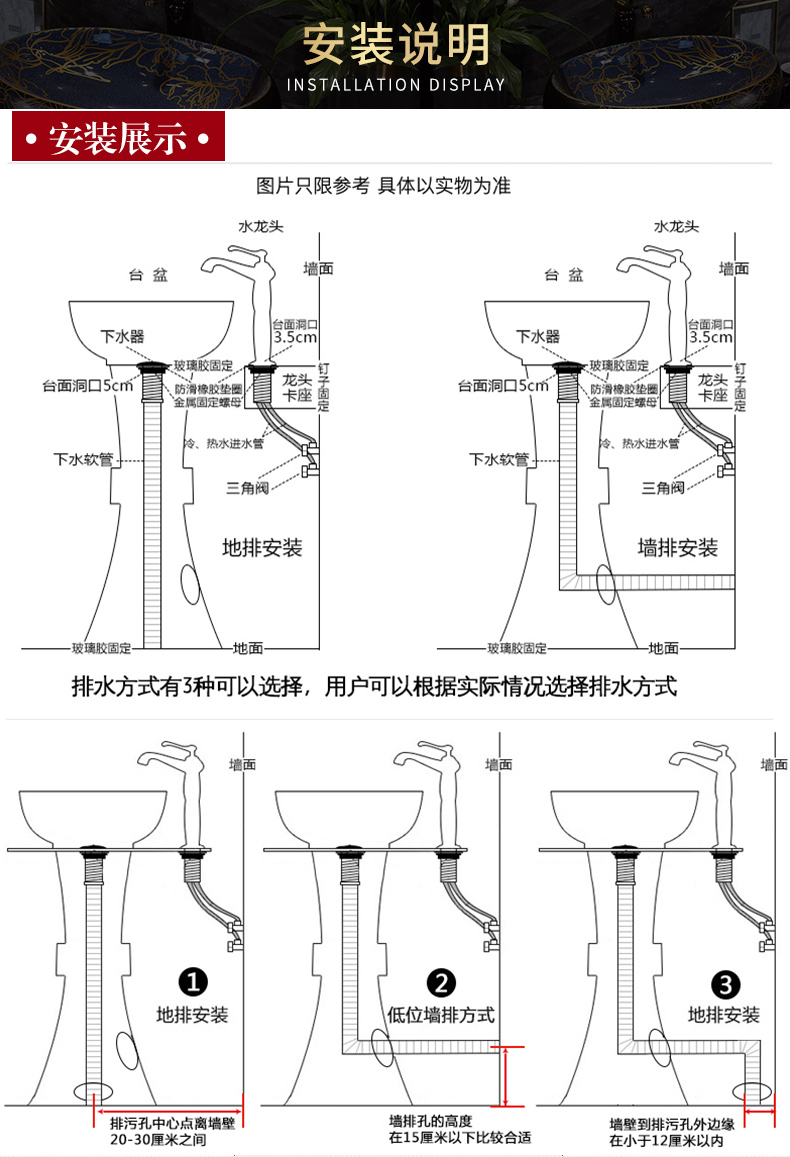 陶瓷立柱式洗臉盆復古藝術臺盆室外立柱盆一體落地式衛生間洗手盆款式