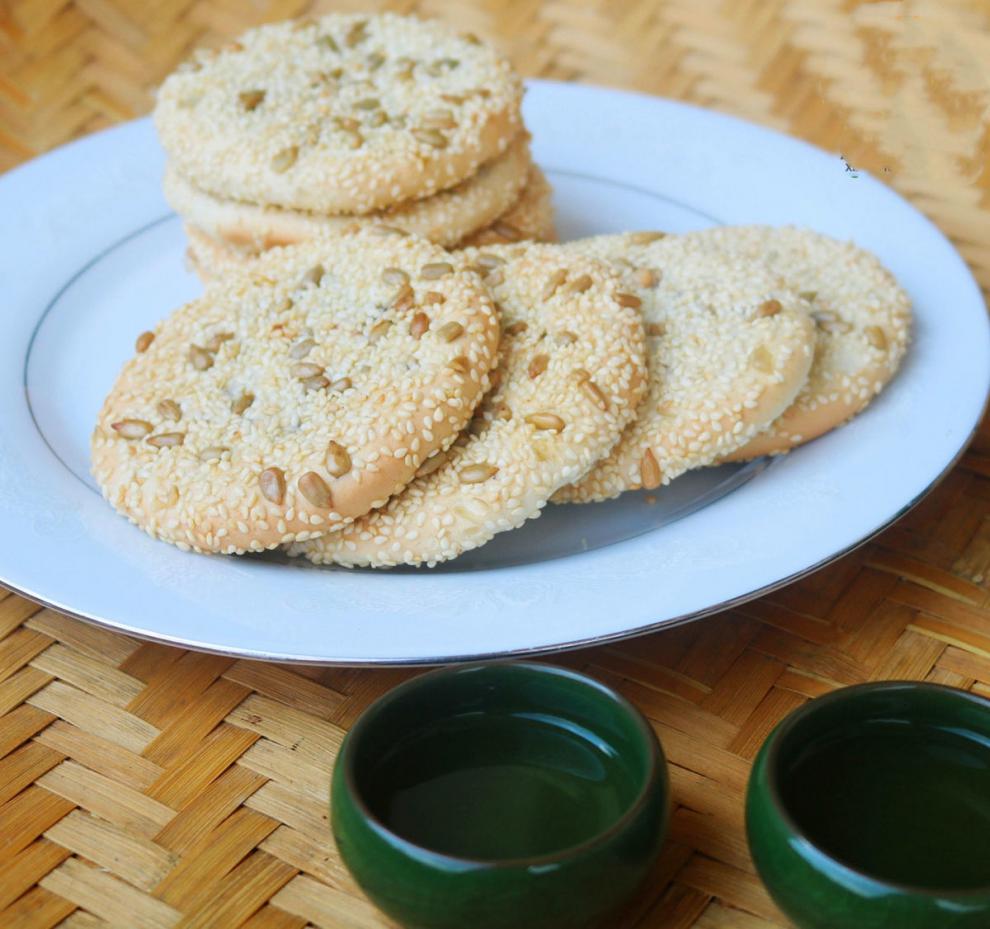 麻饼五仁味芝麻饼湖南衡阳酥饼月饼土特产耒阳麻饼手工夏塘麻饼 晨曦