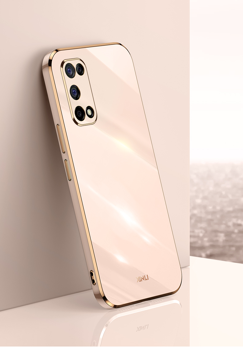 realmev5手机壳oppo直边电镀硅胶软壳realmev5全包防摔保护套真我v5精