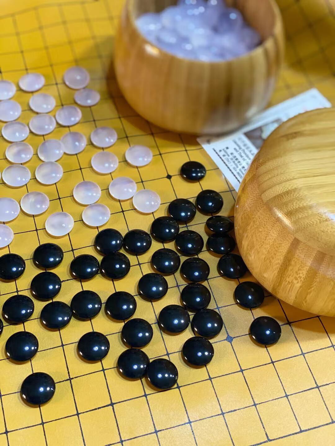 60【京选品质】天然玛瑙围棋子天然玛瑙玉石围棋套装成人儿童双面