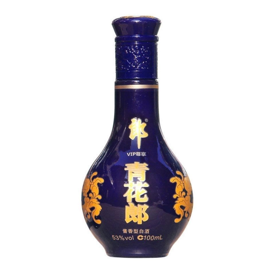 酒青花郎 红花郎 100毫升53度酱香型小酒版 收藏 青花郎单瓶装【图片